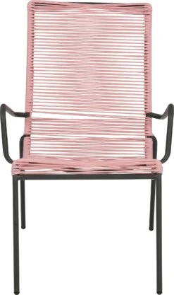 Intratuin Relaxstoel Met Voetenbank Steef Wicker Roze -Tuinmeubel Serie Winkel 8717263896876 3