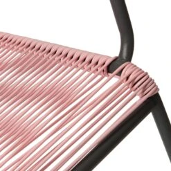 Intratuin Relaxstoel Met Voetenbank Steef Wicker Roze -Tuinmeubel Serie Winkel 8717263896876 5