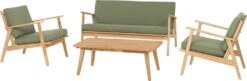 Intratuin 4-zits Loungeset Narvik Acacia