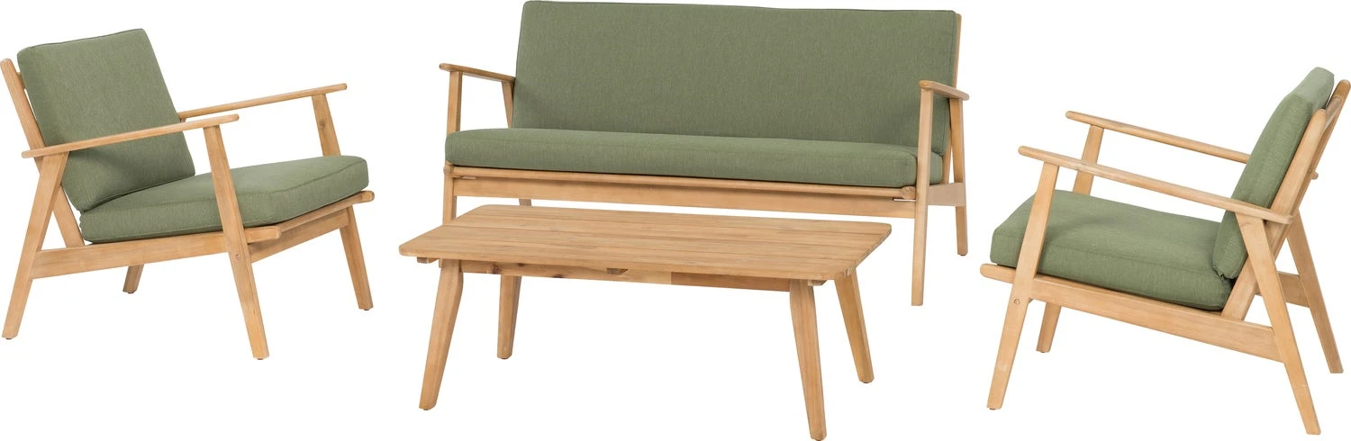 Intratuin 4-zits Loungeset Narvik Acacia 1 Intratuin 4-zits Loungeset Narvik Acacia