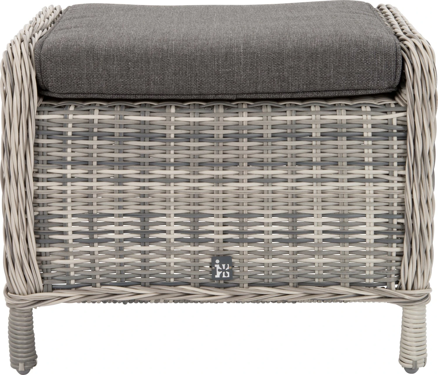 Intratuin Voetenbank Lima Witgrijs 60 X 51 X 47 Cm 2 Intratuin Voetenbank Lima Witgrijs 60 X 51 X 47 Cm - Afbeelding 2