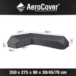 AeroCover Loungesethoes 350 X 275 X 70 Cm Links -Tuinmeubel Serie Winkel 8717591772897 1 1