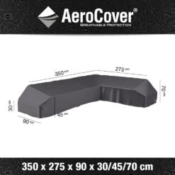 AeroCover Loungesethoes 350 X 275 X 70 Cm Rechts -Tuinmeubel Serie Winkel 8717591776840 1 2