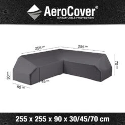 AeroCover Loungesethoes 255 X 255 X 70 Cm -Tuinmeubel Serie Winkel 8717591777816 1 2