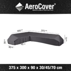 AeroCover Loungesethoes 375 X 300 X 70 Cm Links -Tuinmeubel Serie Winkel 8717591778011 1 2