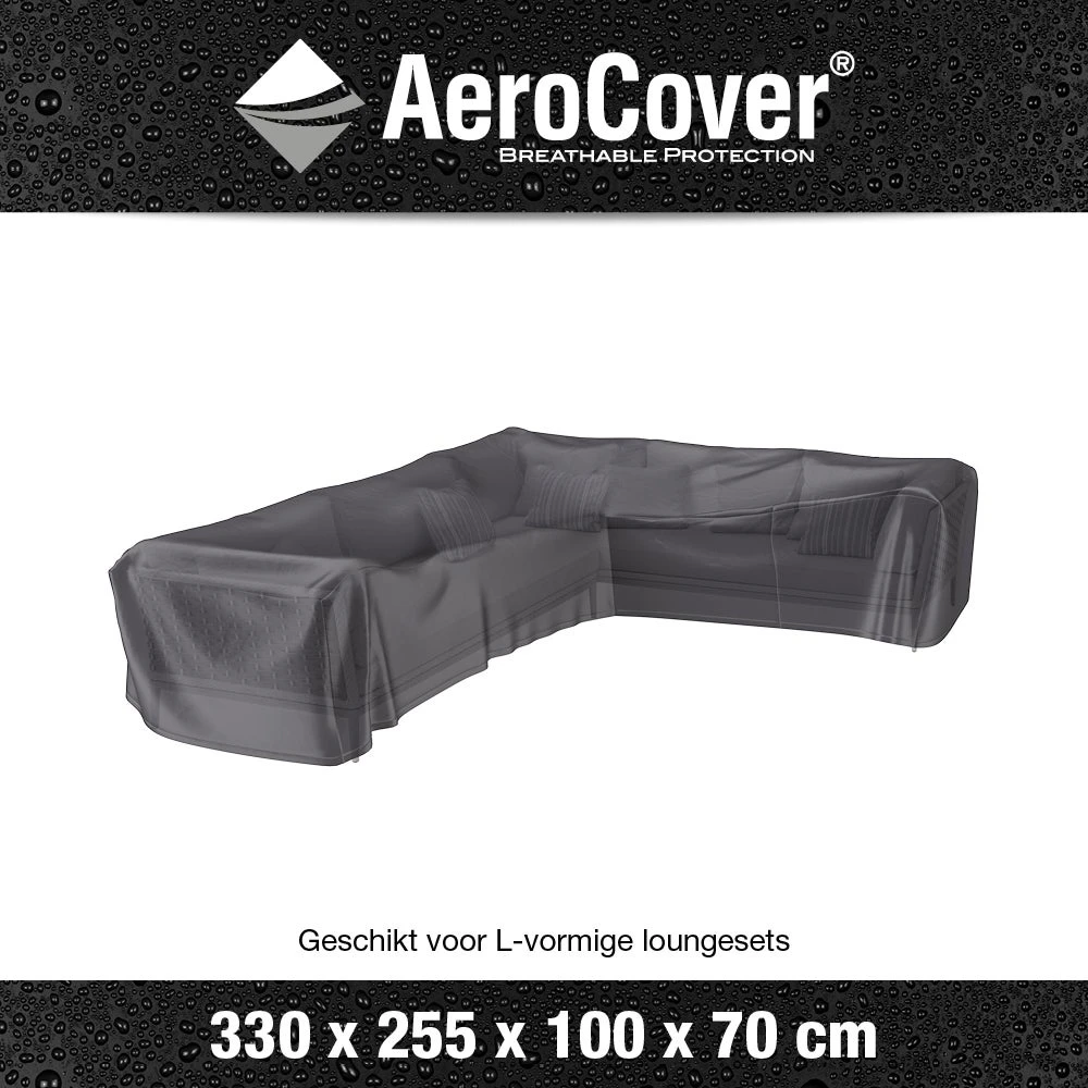 AeroCover Loungesethoes 330 X 255 X 70 Cm Rechts 2 AeroCover Loungesethoes 330 X 255 X 70 Cm Rechts - Afbeelding 2