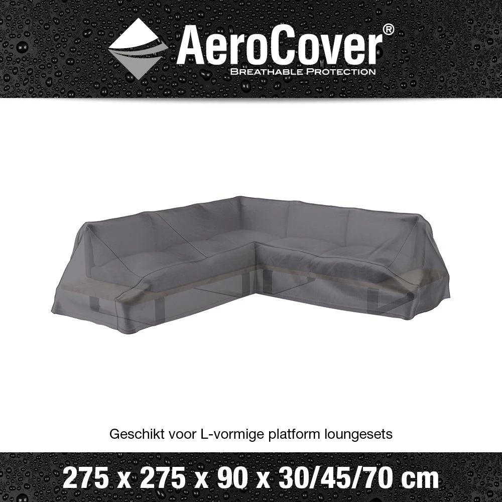 AeroCover Loungesethoes 275 X 275 X 70 Cm 2 AeroCover Loungesethoes 275 X 275 X 70 Cm - Afbeelding 2