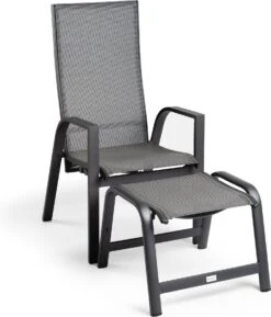 Tierra Outdoor Voetenbank Nova Grijs 57 X 55 X 43 Cm -Tuinmeubel Serie Winkel 8718657650128 3