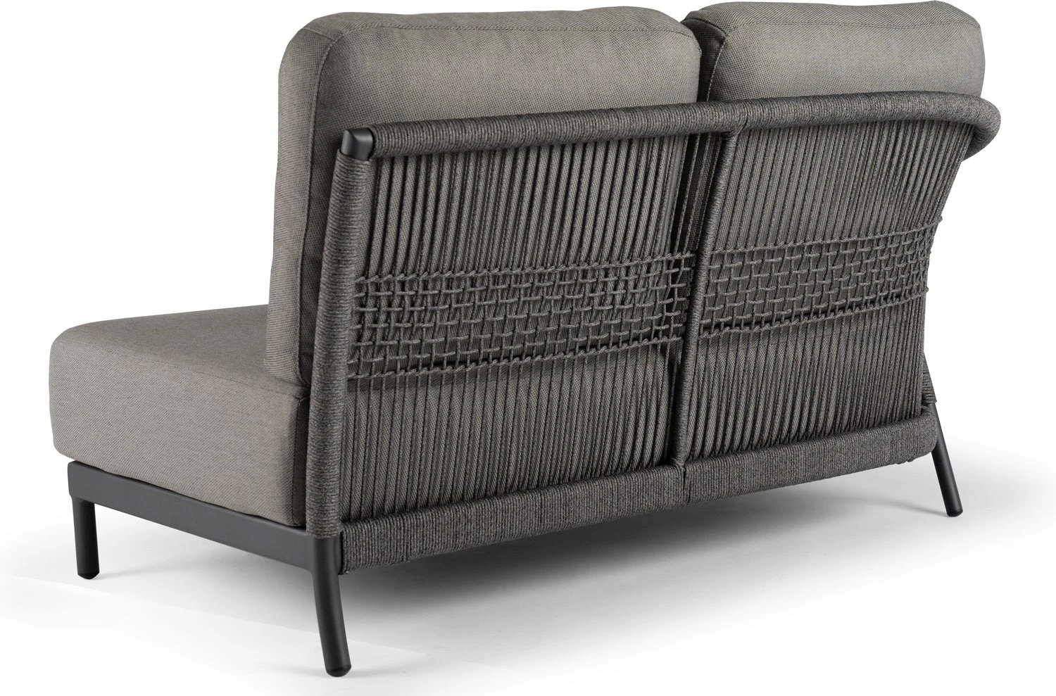 Tierra Outdoor 2-zits Loungebank Fiona Aluminium Antraciet Rechts 2 Tierra Outdoor 2-zits Loungebank Fiona Aluminium Antraciet Rechts - Afbeelding 2