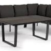 Tierra Outdoor 6-zits Diningset Liv Aluminium Zwart Rechts