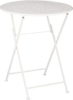 Mica Decorations Bistrotafel Yentl Wit D 60 H 70 Cm