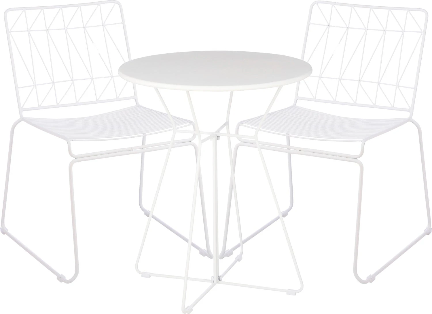 Mica Decorations Bistrotafel Grasse Wit D 60 H 70 Cm 2 Mica Decorations Bistrotafel Grasse Wit D 60 H 70 Cm - Afbeelding 2