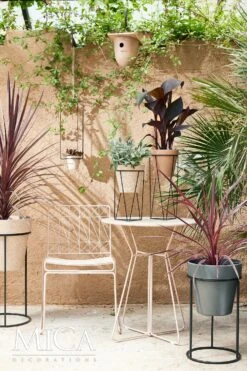 Mica Decorations Bistrotafel Bueno Roze D 60 H 70 Cm -Tuinmeubel Serie Winkel 8718861887334 4