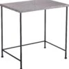 Mica Decorations Bijzettafel Feroza Grijs 50,5 X 37 X 51,5 Cm