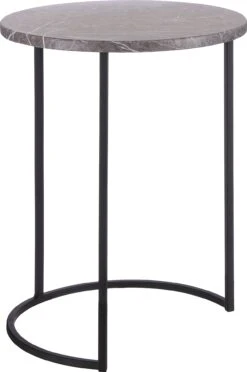 Mica Decorations Bijzettafel Feroza Grijs D 41 H 54,5 Cm