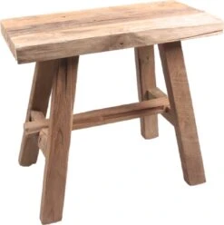 Woodzzz Buitenbank Sjoerd Naturel 50 X 25 X 45 Cm