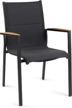 Tierra Outdoor Eettafelstoel Foxx Antraciet