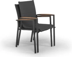 Tierra Outdoor Eettafelstoel Foxx Antraciet -Tuinmeubel Serie Winkel 8719638361033 3