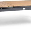 Tierra Outdoor Loungetafel Flip-Up Alluminium / Teak Naturel 120 X 79 X 42 Cm