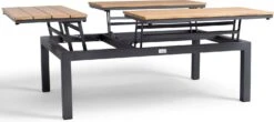 Tierra Outdoor Loungetafel Flip-Up Alluminium / Teak Naturel 120 X 79 X 42 Cm -Tuinmeubel Serie Winkel 8719638361361 4