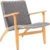 Tierra Outdoor Loungestoel Siesta Teak Grijs