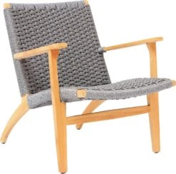 Tierra Outdoor Loungestoel Siesta Teak Grijs