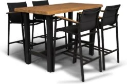 Tierra Outdoor Barstoel Ada Textileen Antraciet -Tuinmeubel Serie Winkel 8719638366434 6