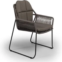 Tierra Outdoor Eettafelstoel Rivera Antraciet