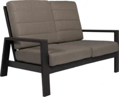 Tierra Outdoor Verstelbare 2-zits Loungebank Queens Aluminium Antraciet -Tuinmeubel Serie Winkel 8719638368292 3 1