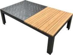 Tierra Outdoor Loungetafel Queens Aluminium Antraciet 110 X 80 X 40 Cm