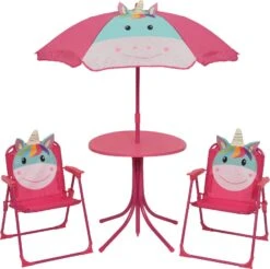 Outdoor Living By Decoris Tuinset Eenhoorn Voor Kinderen Roze