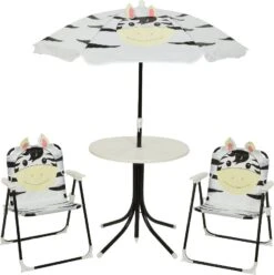 Outdoor Living By Decoris Tuinset Zebra Voor Kinderen Zwart/wit