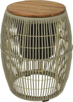 Outdoor Living By Decoris Bijzettafel Seville Groen D 40 H 49 Cm