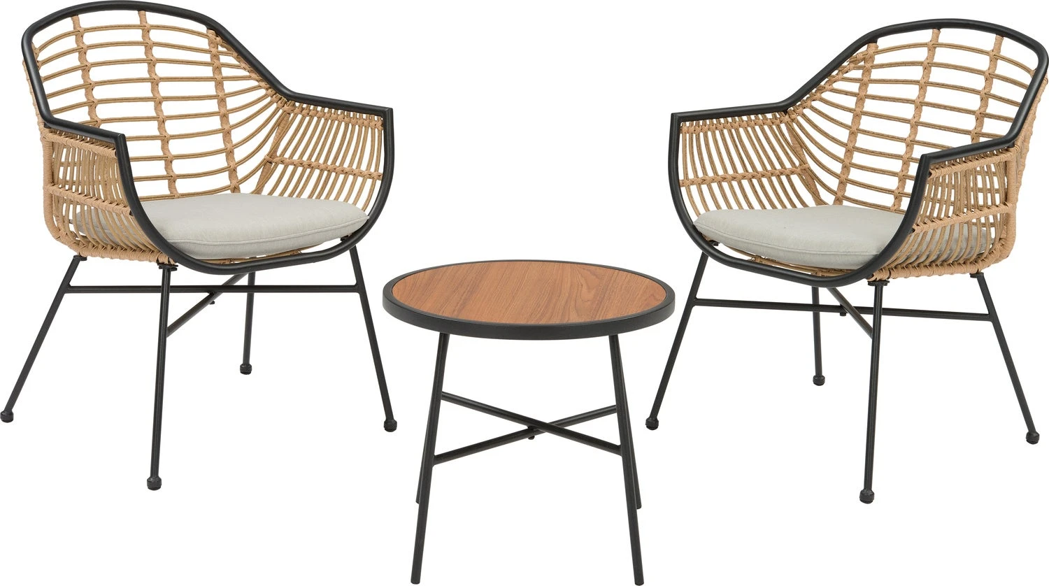 Intratuin Bistroset Lunde Staal Antraciet 1 Intratuin Bistroset Lunde Staal Antraciet