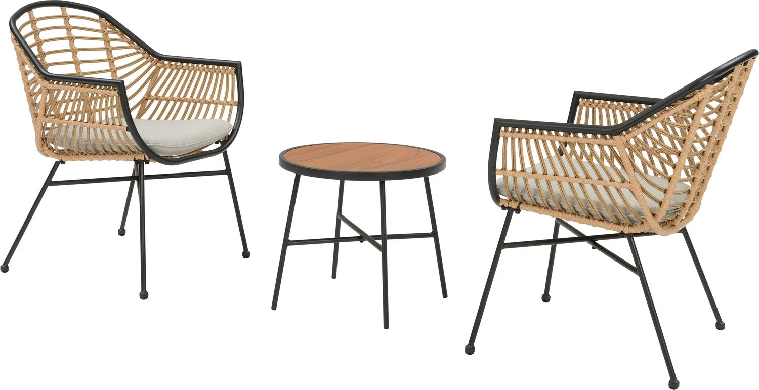 Intratuin Bistroset Lunde Staal Antraciet 3 Intratuin Bistroset Lunde Staal Antraciet - Afbeelding 3