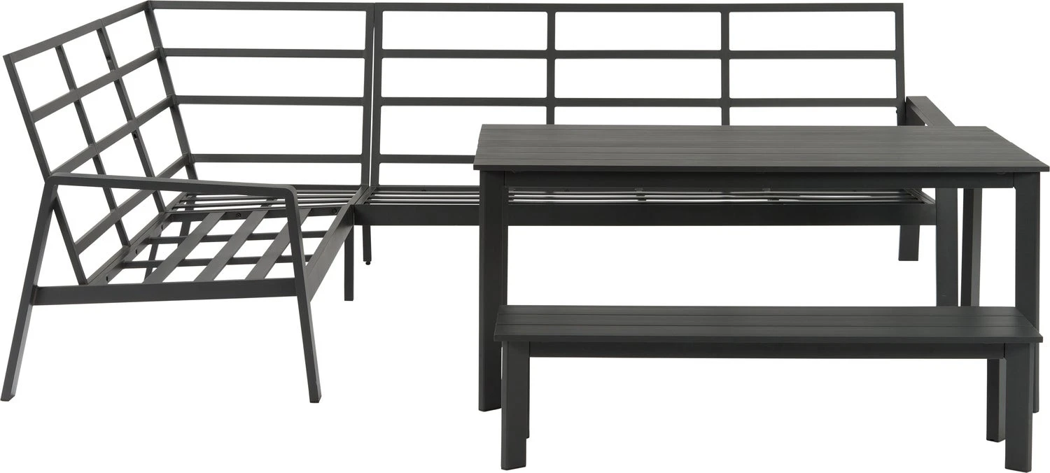 Intratuin 6-zits Loungeset Marseille Aluminium Antraciet 3 Intratuin 6-zits Loungeset Marseille Aluminium Antraciet - Afbeelding 3