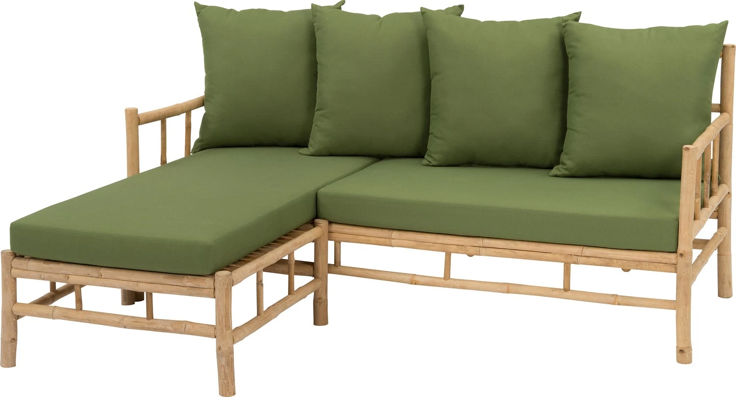 Intratuin 3-zits Loungebank Fleur Bamboe 1 Intratuin 3-zits Loungebank Fleur Bamboe