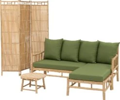 Intratuin 3-zits Loungebank Fleur Bamboe 12 Intratuin 3-zits Loungebank Fleur Bamboe -Tuinmeubel Serie Winkel 8720196018970 6