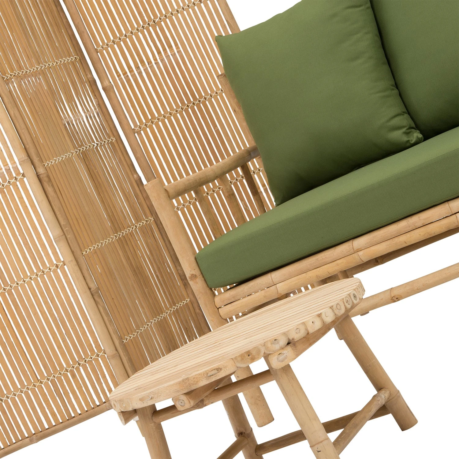 Intratuin 3-zits Loungebank Fleur Bamboe 7 Intratuin 3-zits Loungebank Fleur Bamboe - Afbeelding 7