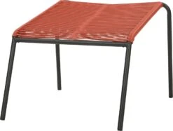 Intratuin Relaxstoel Met Voetenbank Steef Wicker Terracotta -Tuinmeubel Serie Winkel 8720196019366