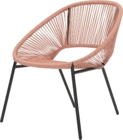 Intratuin Draadstoel Tess Warm Roze