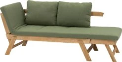 Intratuin Tuinbank Lorient Acacia Groen 175/220 X 90 X 75 Cm