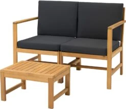 Intratuin 2-zits Loungeset Romy Acaciahout