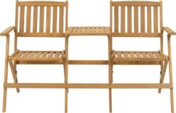Intratuin Inklapbare Tête-a-tête Acaciahout -Tuinmeubel Serie Winkel 8720196020812 2 1