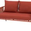 Intratuin 2-zits Loungebank Siri Wicker Terracotta