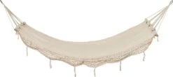 Intratuin Hangmat Met Franjes Naturel 200 X 80 Cm