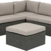 Intratuin 4-zits Loungeset Donau Wicker Grijs
