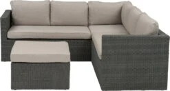 Intratuin 4-zits Loungeset Donau Wicker Grijs -Tuinmeubel Serie Winkel 8720196027668 3