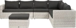 Intratuin 4-zits Loungeset Roma Wicker Wit -Tuinmeubel Serie Winkel 8720196027798 6