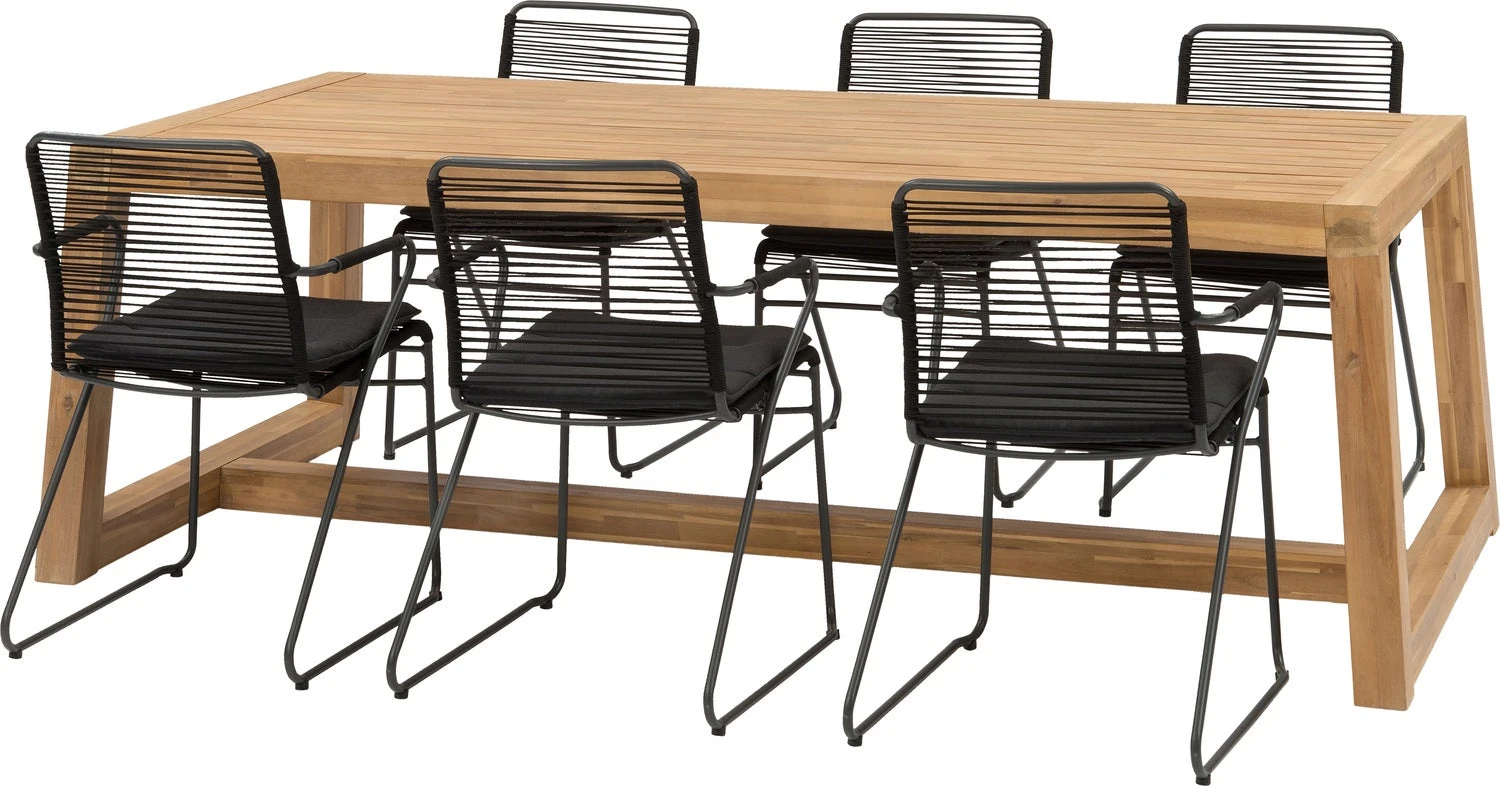 Intratuin Eettafel Corsica 233 X 113 X 76 Cm 3 Intratuin Eettafel Corsica 233 X 113 X 76 Cm - Afbeelding 3